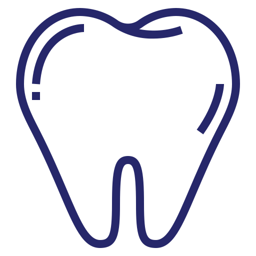 Purple icon of a tooth. Represents the dental services offered by Focus Veterinary Care. Click the icon to be directed to the "Price List" page.